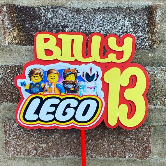 Lego Cake Topper - Etsy