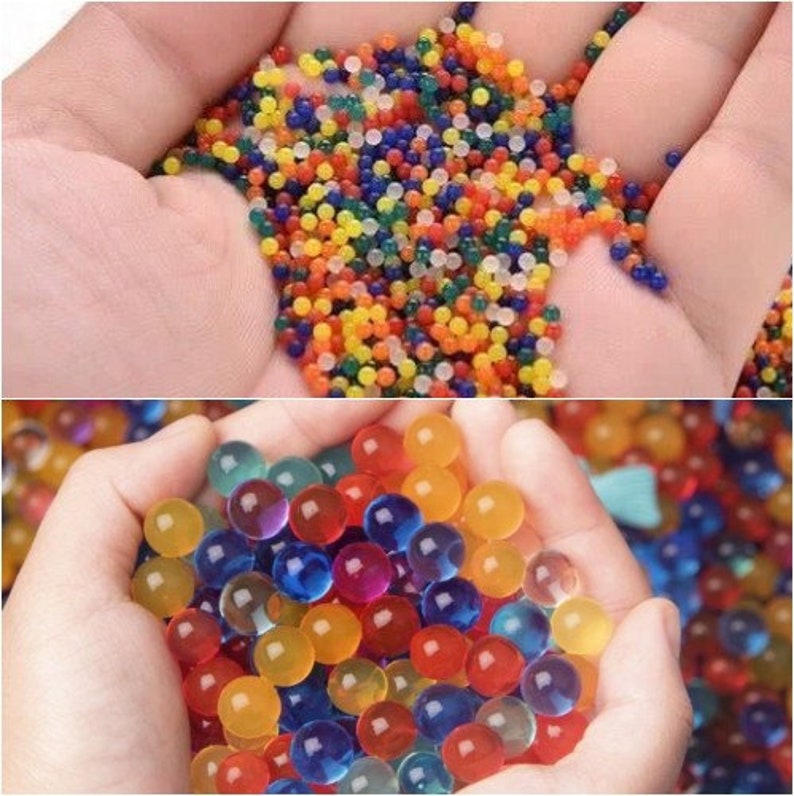 Orbeez Aqua Gel Soil Crystal Expanding Colourful Beads Jelly Etsy