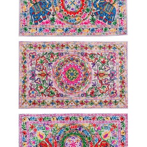 Indian Wall hanging tapestry multicolour embroidered table runner wedding table runner Ethnic Handmade boho  beautiful home decor art