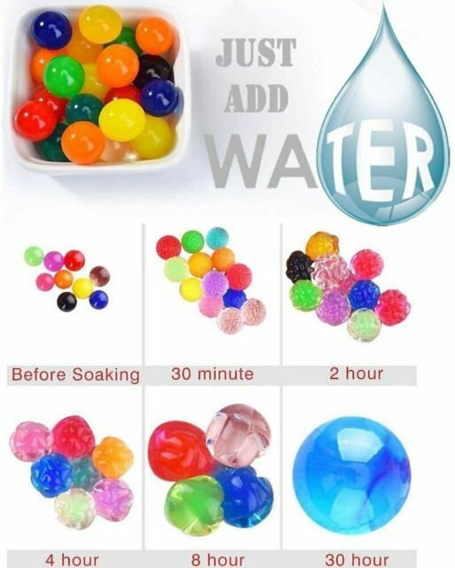 50 / 100 / 200 Tamaño Jumbo Orbeez Agua Expandiendo Bolas Etsy