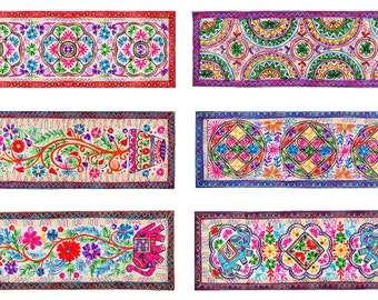 Long Rajasthani Embroidered Wall Hangings 20 Long Rajasthani Embroidered Wall Hangings 20