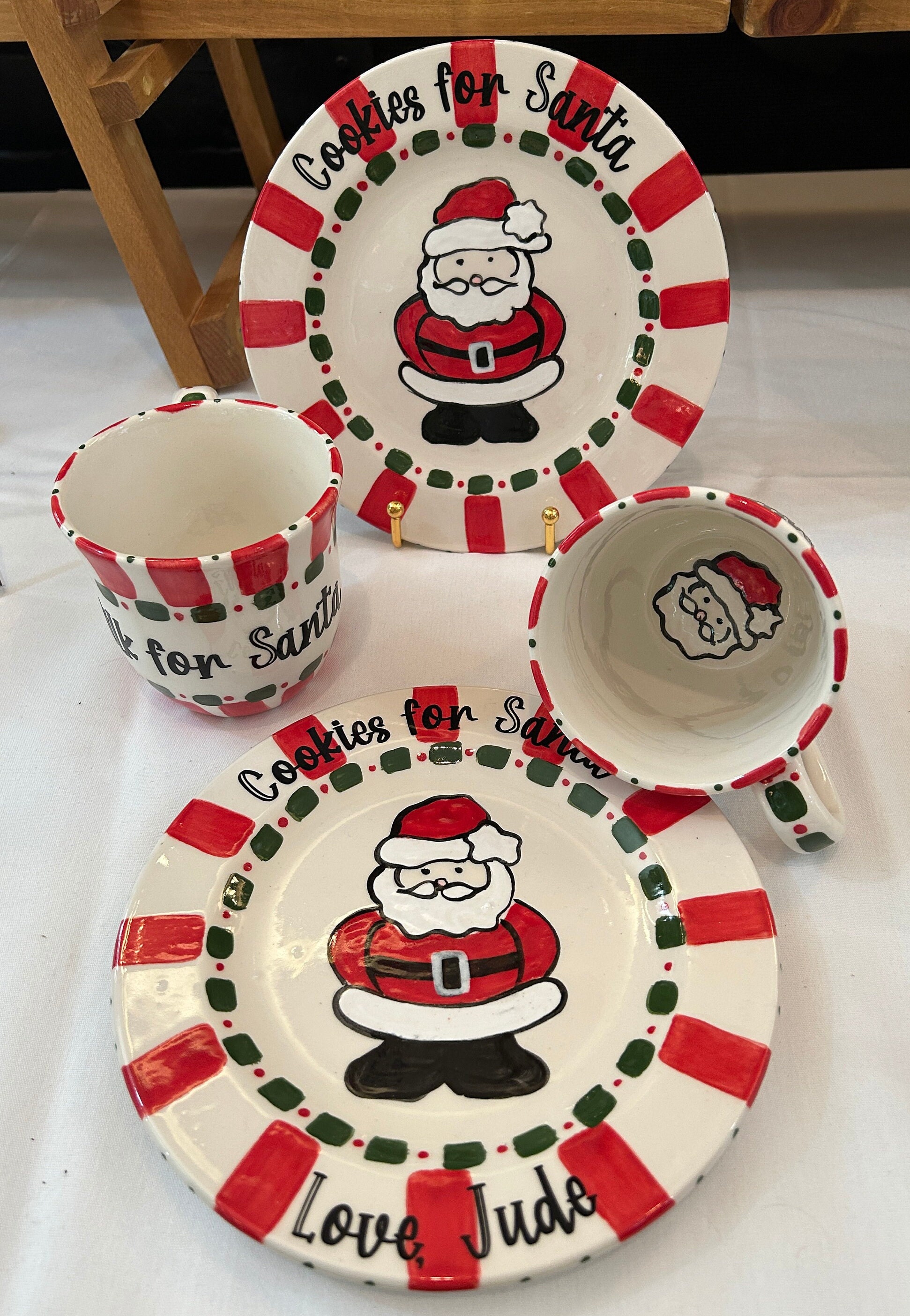 Cookies for santa plate and cup cheap
