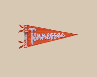 Tennessee Volunteers Pennant Flag | Personalized Vols Dorm Decor | Graduation Gift | Rocky Top Gift