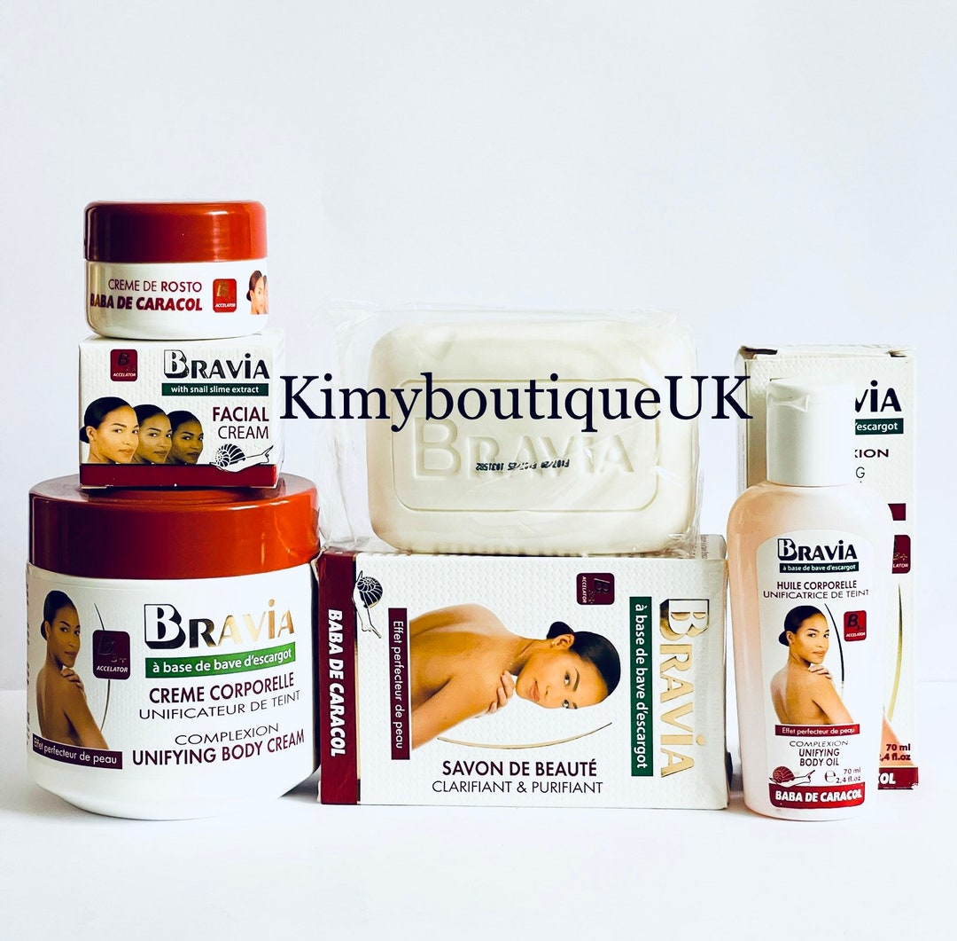 Bravia Lightening Body Cream 300gunifying Oil 70mldark Spots Etsy