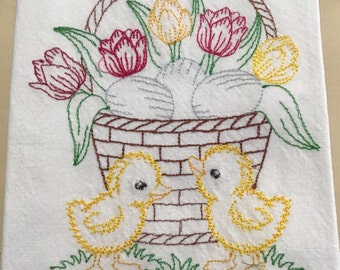 Party Explosions Easter Chick Spring Cotton Tea Towel Party Explosions Easter Chick Spring Cotton Tea Towel