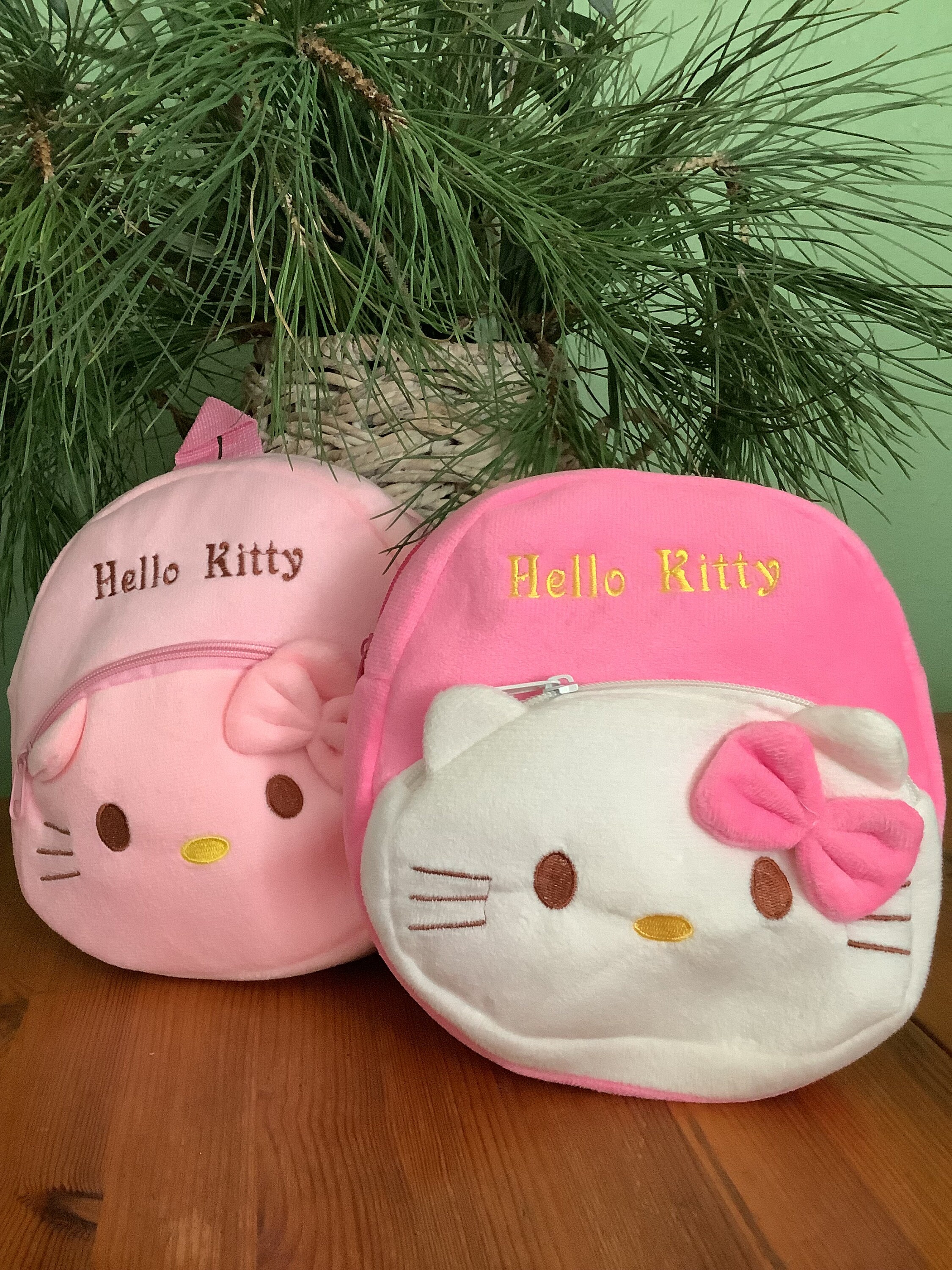 Kitty Mini Plush Backpack Etsy UK