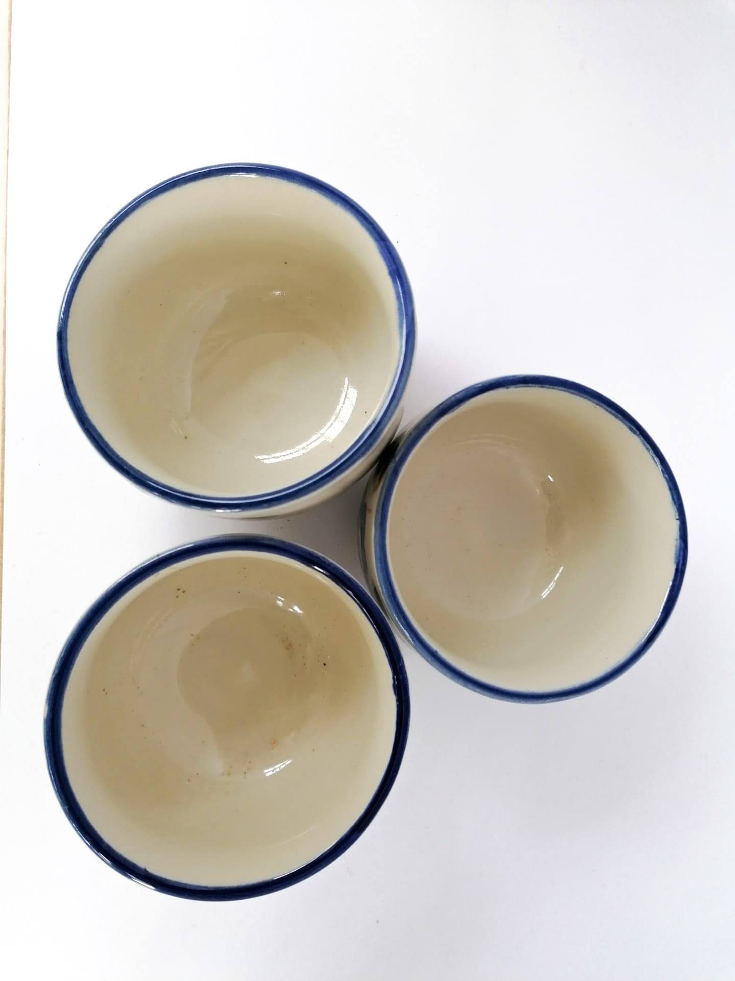 Set of 3 Vintage Chinese Porcelain Cups Oriental Tea Cups Etsy UK