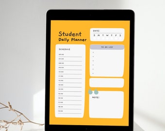 Planer zum Ausdrucken | Studienplaner | Studienorganizer | College-Planer | Akademischer Planer | A4, A5 Größen | Sofort Download