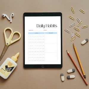 Daily Planner, Digital planner, Printable planner