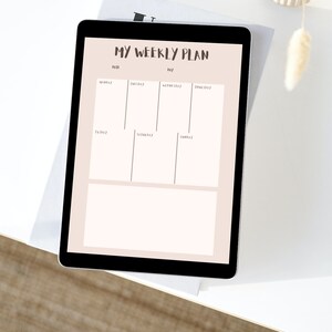 Weekly Planner Printable | Weekly Planner | Printable Planner | Printable Weekly Planner | Weekly Schedule