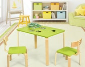 Premium Bentwood Kids Table and Chairs ASTM Certified