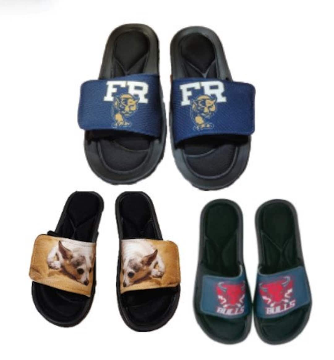 custom pool slides shoes