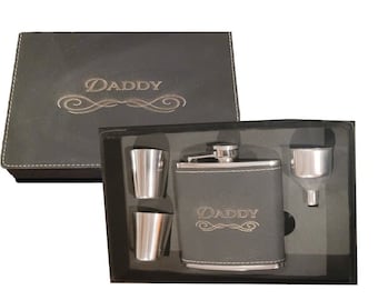 Engraved Gifts:  Flasks, Flask Sets, and Bottle Openers