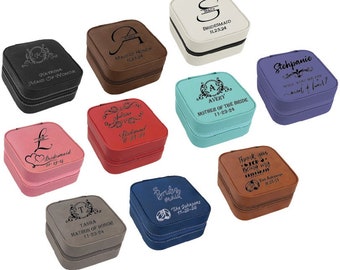 Bridesmaid Engraved Jewelry Box Gift