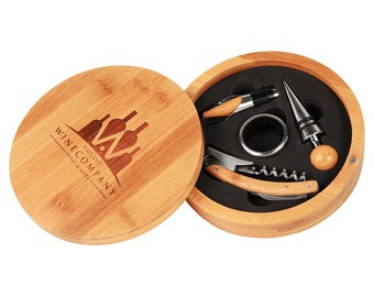 Engraved Wine Tool Gift Sets