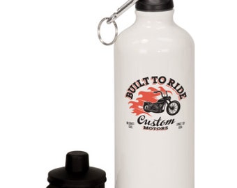 20 oz. White or Silver Custom Aluminum Water Bottle