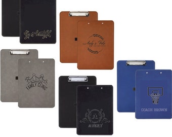 Custom Engraved 9" x 12" Engraved Clipboard