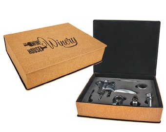 Engraved 5-Piece Wine Tool Set
