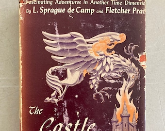 Il castello di ferro di L Sprague de Camp e Fletcher Pratt FIRMATO DA ENTRAMBI GLI AUTORI Prima edizione 1950