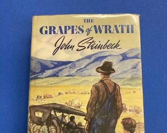 Steinbeck The Grapes of Wrath FIRST EDITION and PRINTING