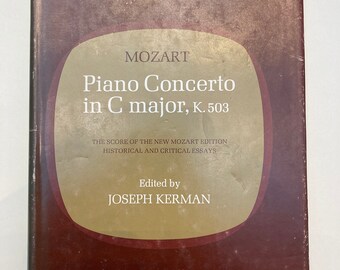 Mozart Piano Concerto In C Major K 503 Edited By Joseph Kerman First Edition 1970