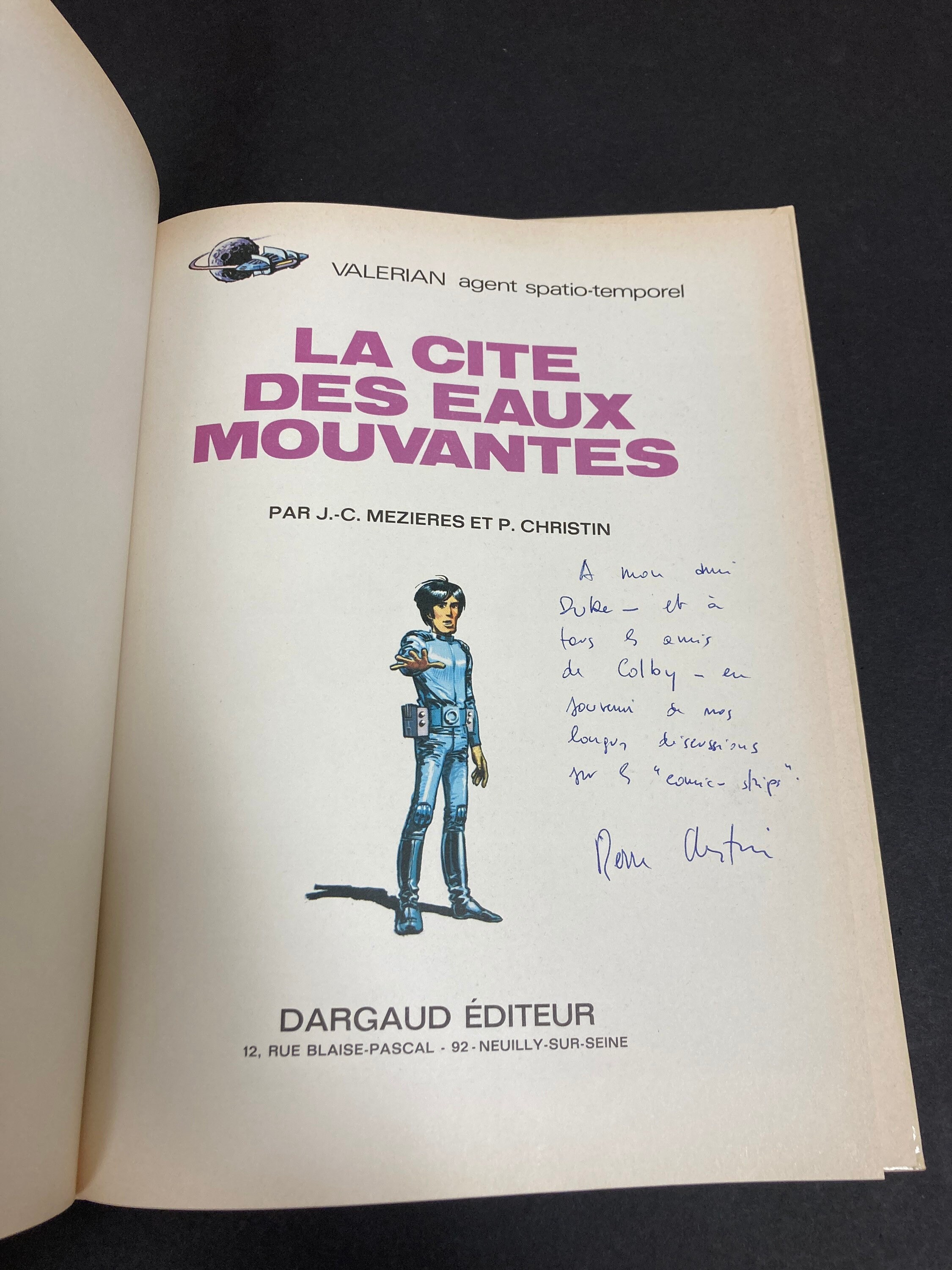 SIGNED La Cité Des Eaux Mouvantes 1970 French Comic Graphic Novel - Etsy