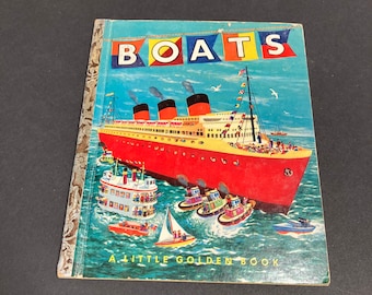 Boats, A Little Golden book, 1951 edition