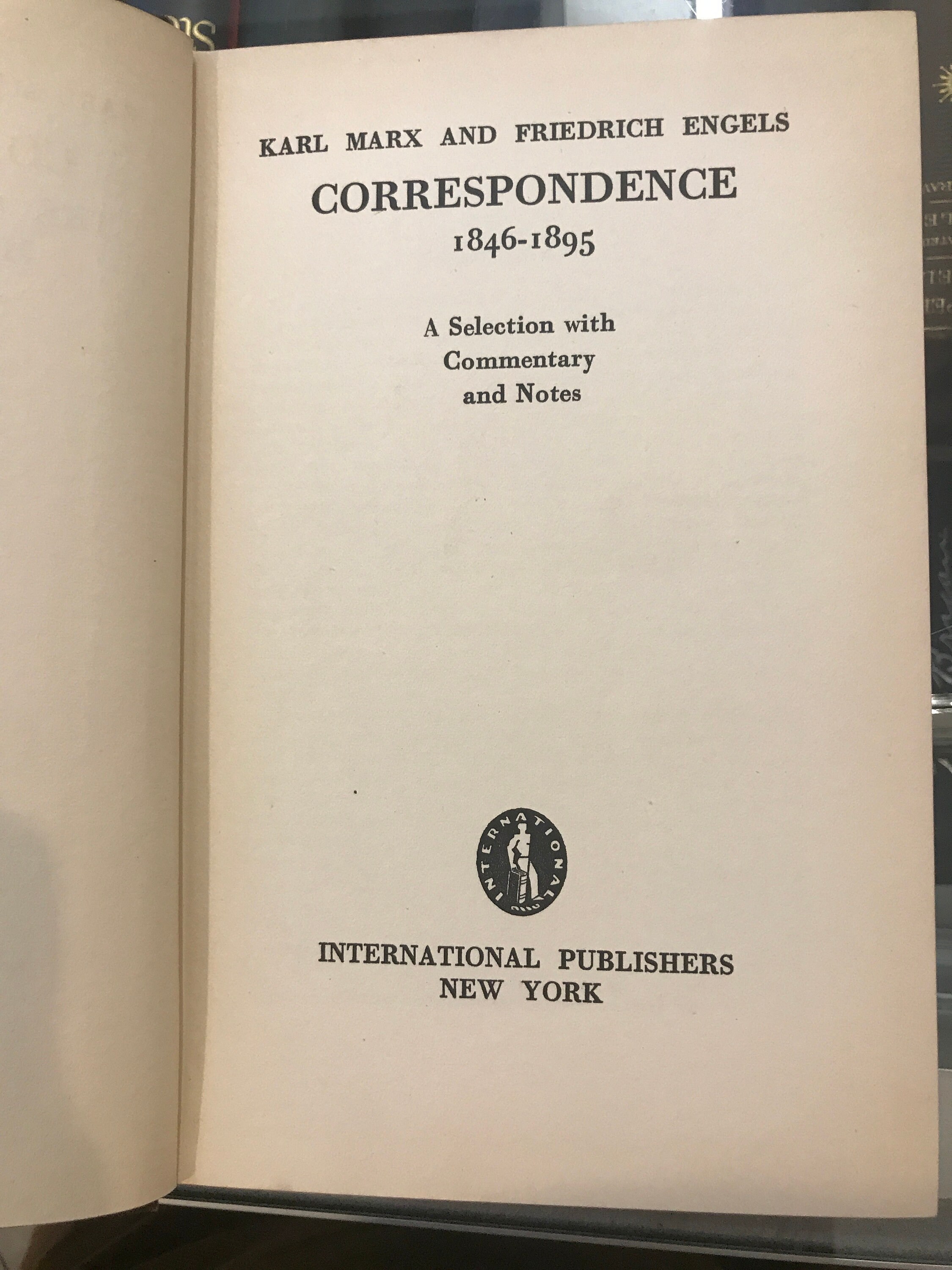 The Correspondence of Karl Marx and Friedrich Engels 18461895 Etsy