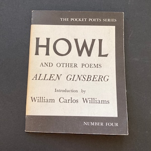 Howl and Other Poems, by Allen Ginsberg, 1967 Pocket Poets Edition, intro. William Carlos Williams