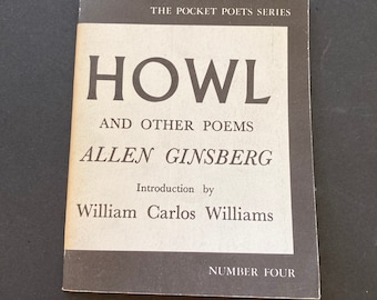 Howl and Other Poems, by Allen Ginsberg, 1967 Pocket Poets Edition, intro. William Carlos Williams