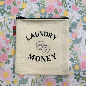 Laundry Money Coin Purse