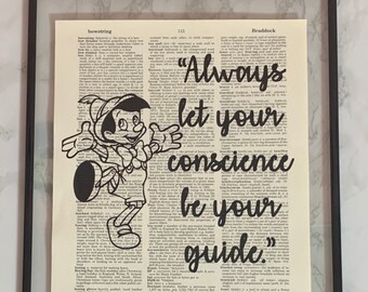 Pinocchio Quotes Etsy