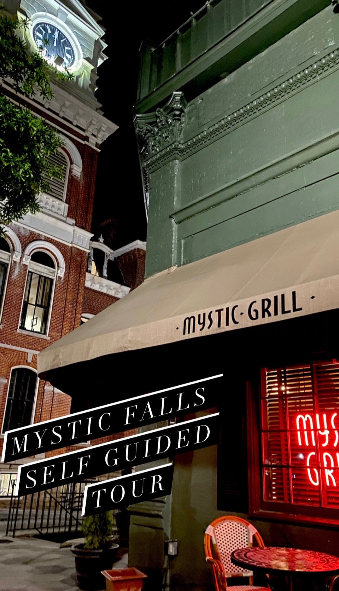 Vampire Diaries Vampire Diaries Tour Mystic Falls Tour Etsy