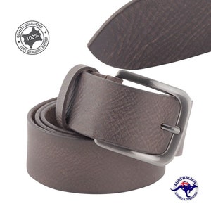 Chiltern- Men's Genuine Premium Full Grain Buffalo Leather Casual Belt