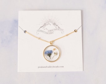 Your Loss Matters Necklace – Grief Gift for Women & Mothers, Gold or Silver Resin Pendant