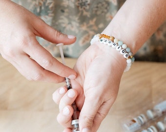 Infertility Warrior Bracelet: Personalized TTC/IVF Gift