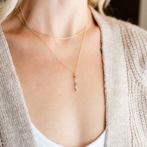 Resilience Bar Necklace || Swarovski beads, infertility gifts, pregnancy loss, gifts of hope, Christmas gifts for women, sentimental gift