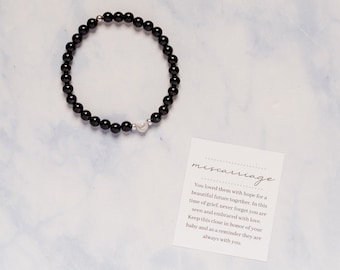 Pulsera de recuerdo de aborto espontáneo para hombre // 1 en 4, regalo de aborto espontáneo, intento de concepción, recuerdo de aborto espontáneo, regalo de aborto espontáneo para papá, ideas de regalo de aborto espontáneo