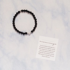 Men&#39;s Miscarriage Keepsake Bracelet || 1 in 4, miscarriage gift, ttc, miscarriage keepsake, miscarriage gift for dad, miscarriage gift ideas
