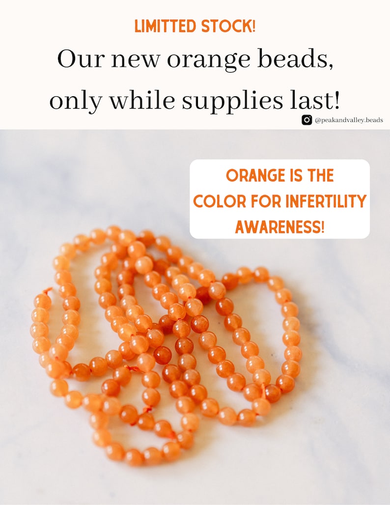 Custom Word Bracelet Infertility Awareness, 1 in 6, infertility gift ideas, ivf gifts, custom gift ideas, hope jewelry, fertility warrior image 3