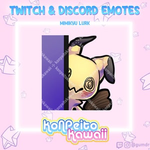 Mimikyu Lurk Emote - Pokemen Emote - Compatible with Twitch and Discord