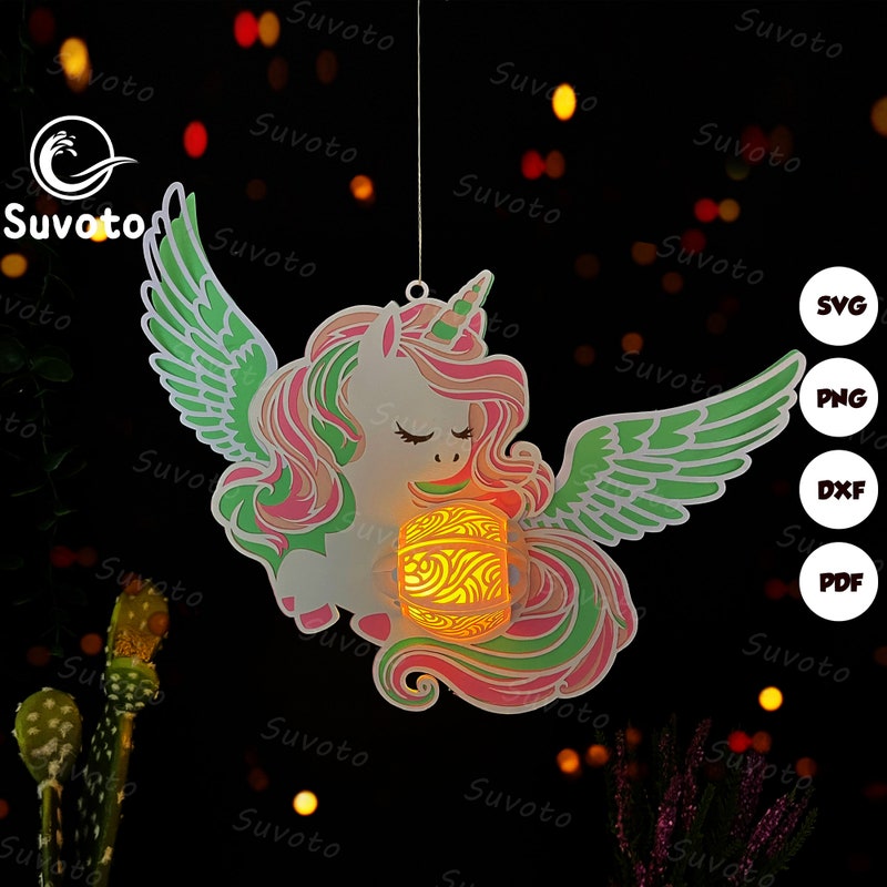 Unicorn Lantern - Etsy