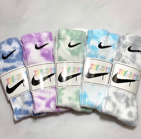 Cloud Dye Nike Socks | Etsy
