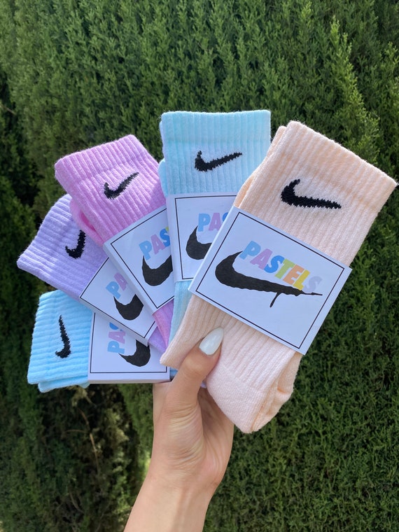 pastel nike socks