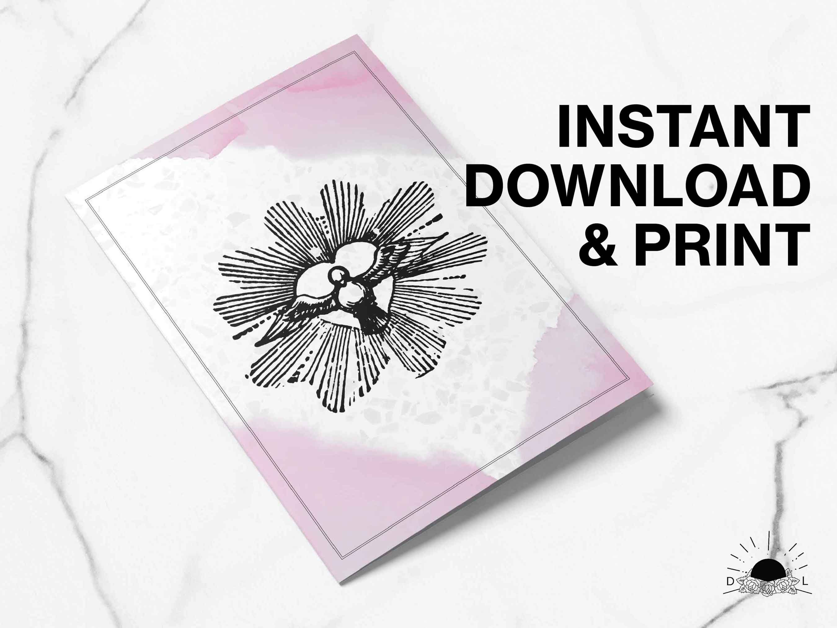 Printable Card | Instant Download | 5x7 | Greeting Card, Sympathy Card ...