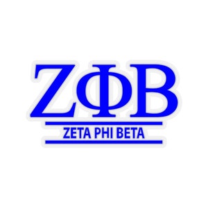 Zeta Phi Beta Zetas paraphernalia Sticker