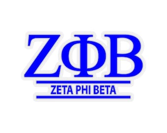 Zeta Phi Beta Zetas adesivo