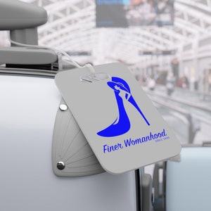 Zeta Phi Beta/ Finer Womanhood / Sorority Gifts Luggage Tags, 1pcs