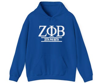 Felpa con cappuccio Zeta Phi Beta paraphernalia