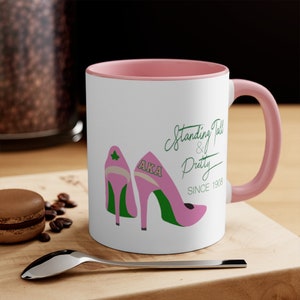 AKA Sorority Accent Mug